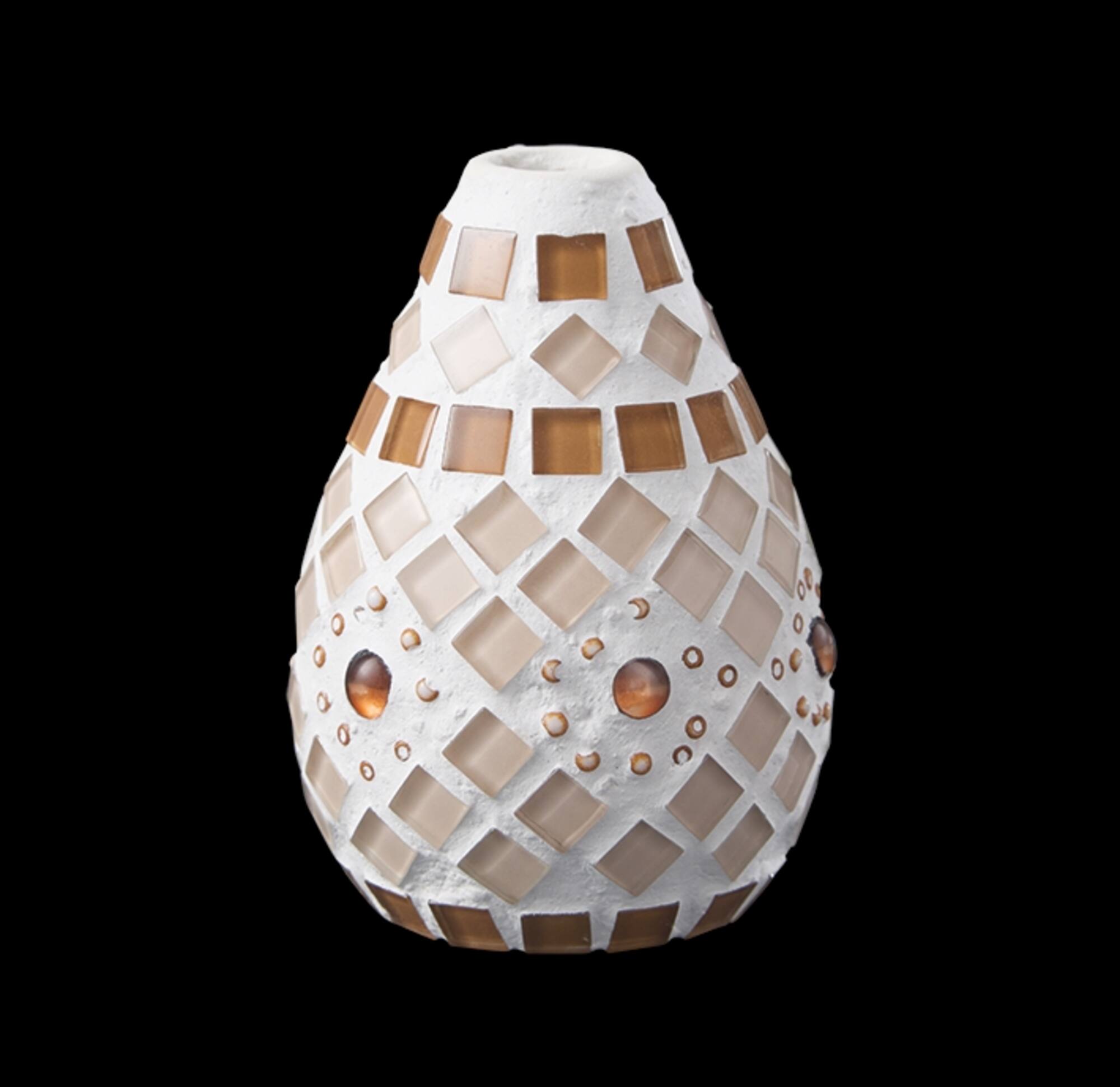 Tan & Brown Mosaic Vase Kit by Make Market®